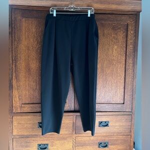 Boohoo Black Elastic Waist Trousers